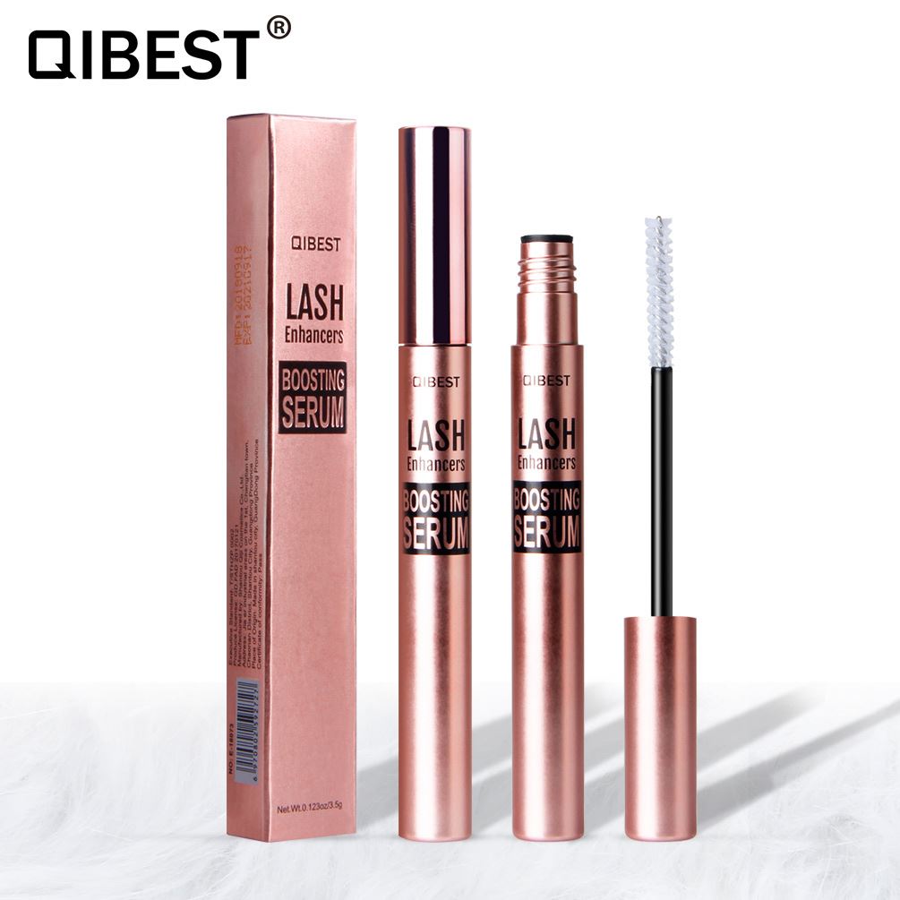 QIBEST Eyelash Growth Liquid Slender and Thick Eyelash Nourishing Serumeyelash growth enhancer brow serum