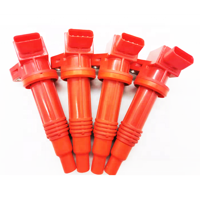 Хорошая Катушка зажигания, красная для T-oyota A-ltezzas G-itas SXE10 3SGE 1998-2005 #90919-02236 9091902236