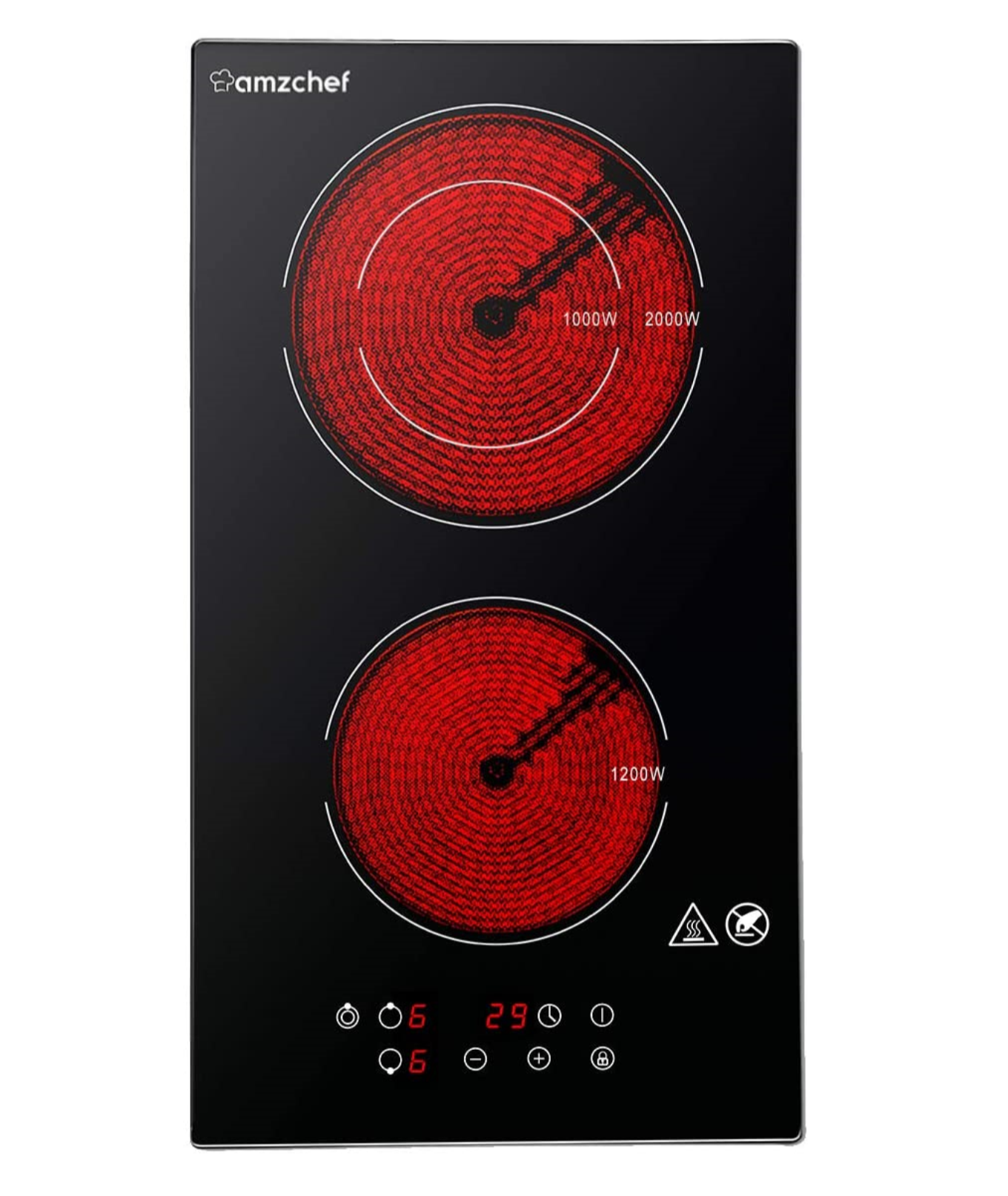 Amzchef YL-CD3201 Индукционная керамическая тарелка для приготовления пищи Индукционная верхняя индукционная плита