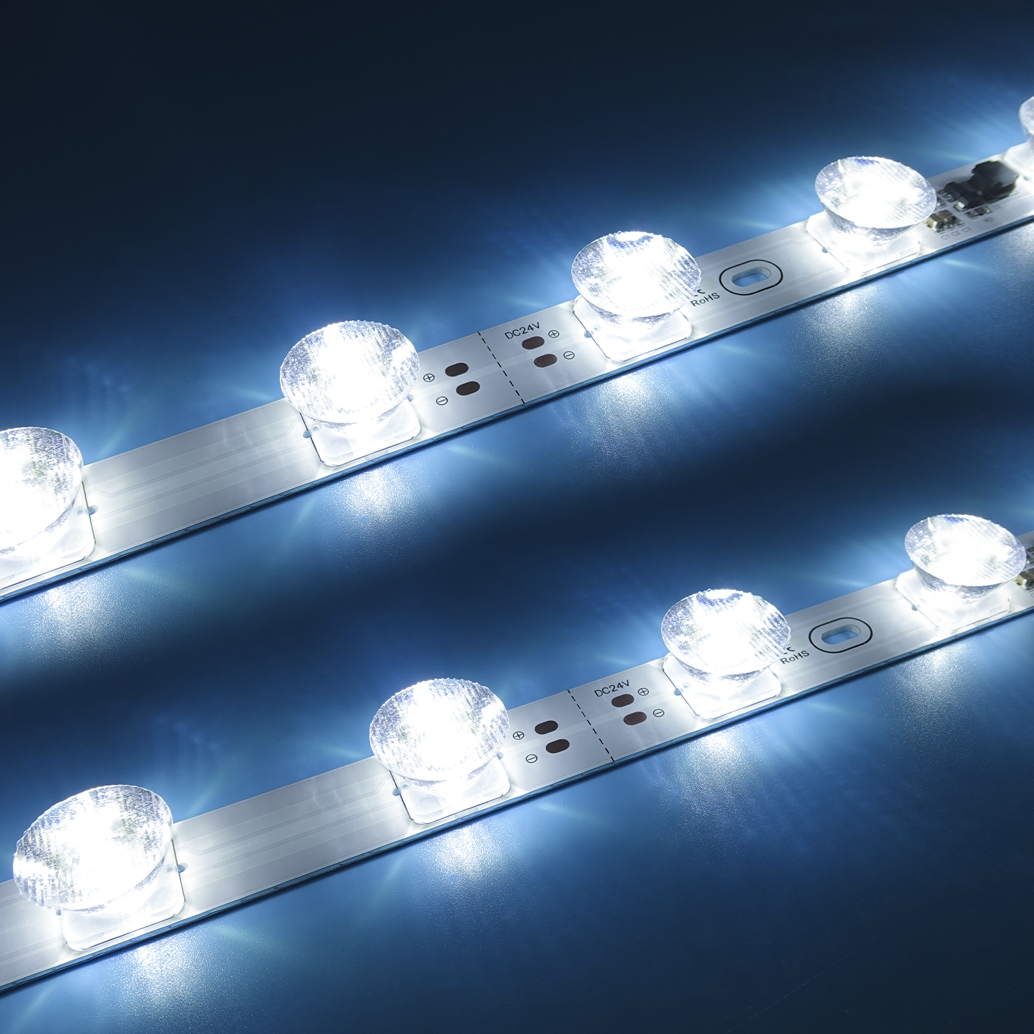 Светодиодная полоса для кромки SMD 3535, светодиодный чип, Жесткая алюминиевая полоса, светодиодная полоса с объективом, Ландшафтная осветительная полоса