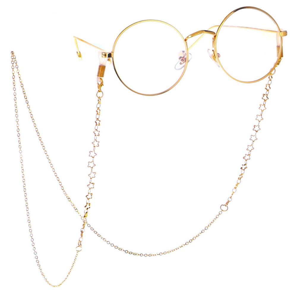 Fashion Style Star Pattern Glasses Accessory Chain Anti-fall Brass Chain Dylam jewelry