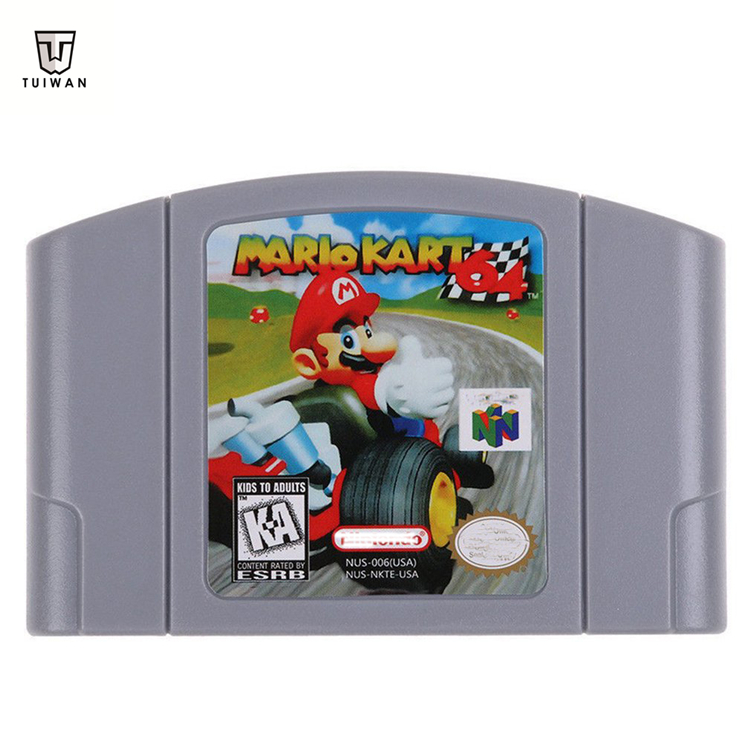 Высококачественный новый картридж для Nintendo N64 Mario Kart 64, картридж для видеоигр, версия для США, картриджи для видеоигр