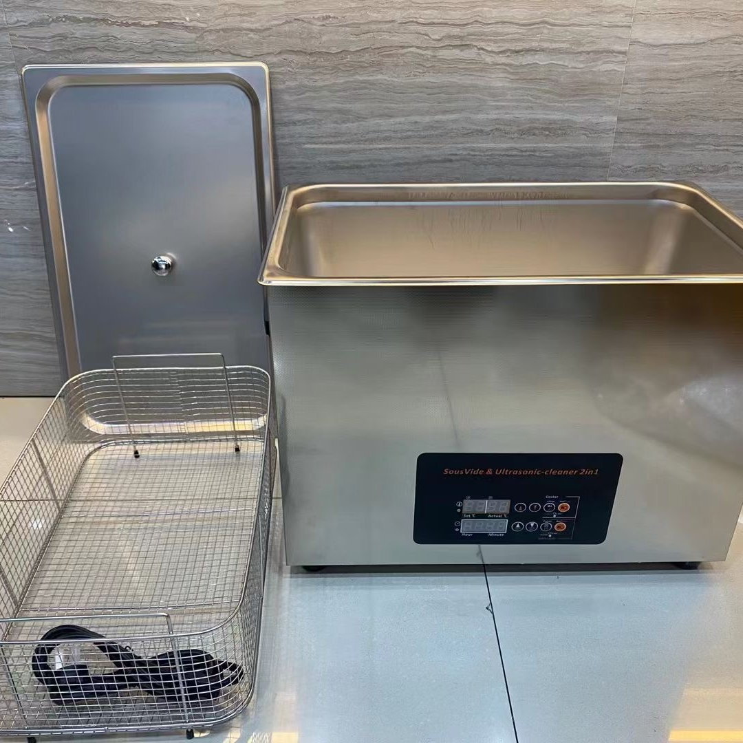 Ultrasonic homogeneous temperature all of tank for mass slow cook for Commercial kitchen better taste food 28L Sous Vide cooker