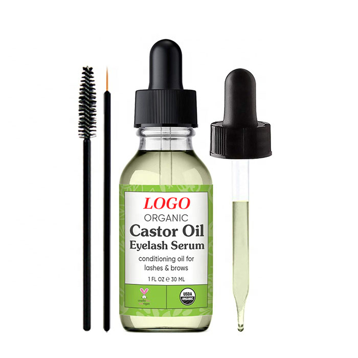 BLIW Private Label 100% Organic Cold Pressed Jamaican Castor Oil for Hair Eyebrow Eyelash Growth