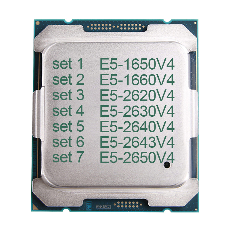 Lntel Xeon E5-1650V4 E5-1660V4 E5-2620V4 E5-2630V4 E5-2640V4 E5-2643V4 E5-2650V4 10/12 ядерный процессор возможностью погружения на глубину до 30 м кэш LGA2011-3 процессор