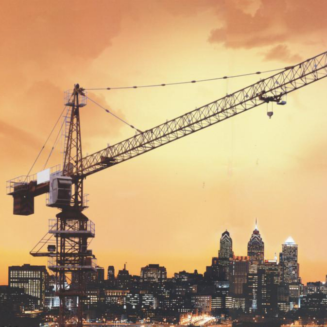 Китай высокое качество техники 18t Luffing-jib башенный кран L250-18 на продажу