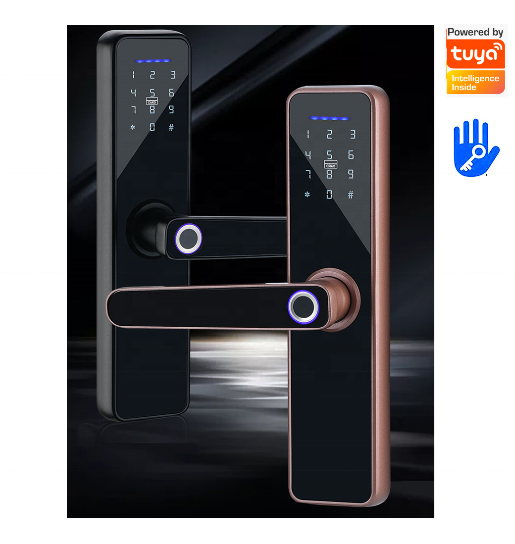 Смарт-замок Tuya с Wi-Fi, отпечатком пальца и Биометрическим кодом