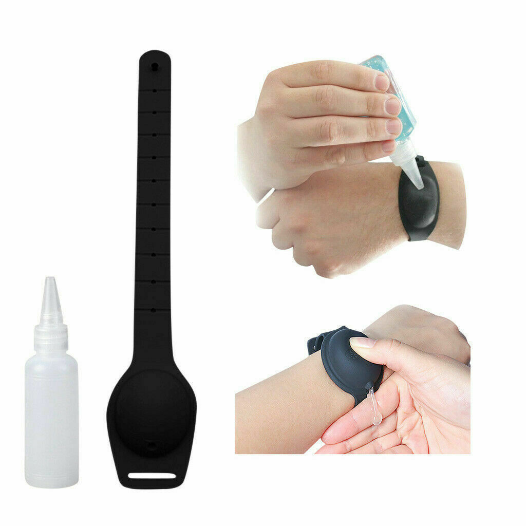Многоразовые силиконовые Slapband жидкость портативный контейнер для дезинфицирующего средства для рук браслет на запястье браслет диспенсер