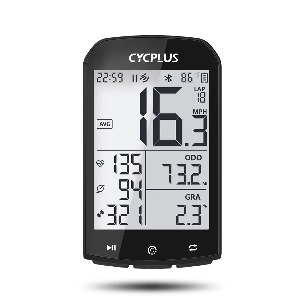 Bike Speedometer Wireless CYCPLUS 4509 GPS Bicycle Computer Bike Meter Speedometer Cycle Speedometer Wireless With Speed Cadence Sensor