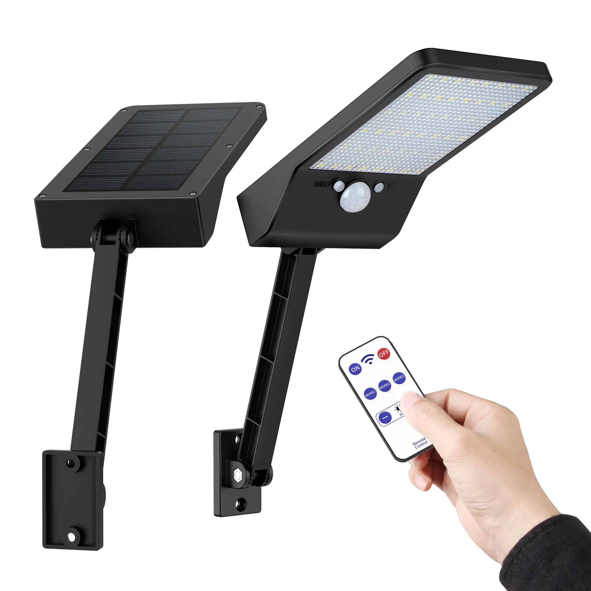 Intelligent outdoor lights powered by solar panels for remote lighting ip67 Lamparas Luces  LED lights