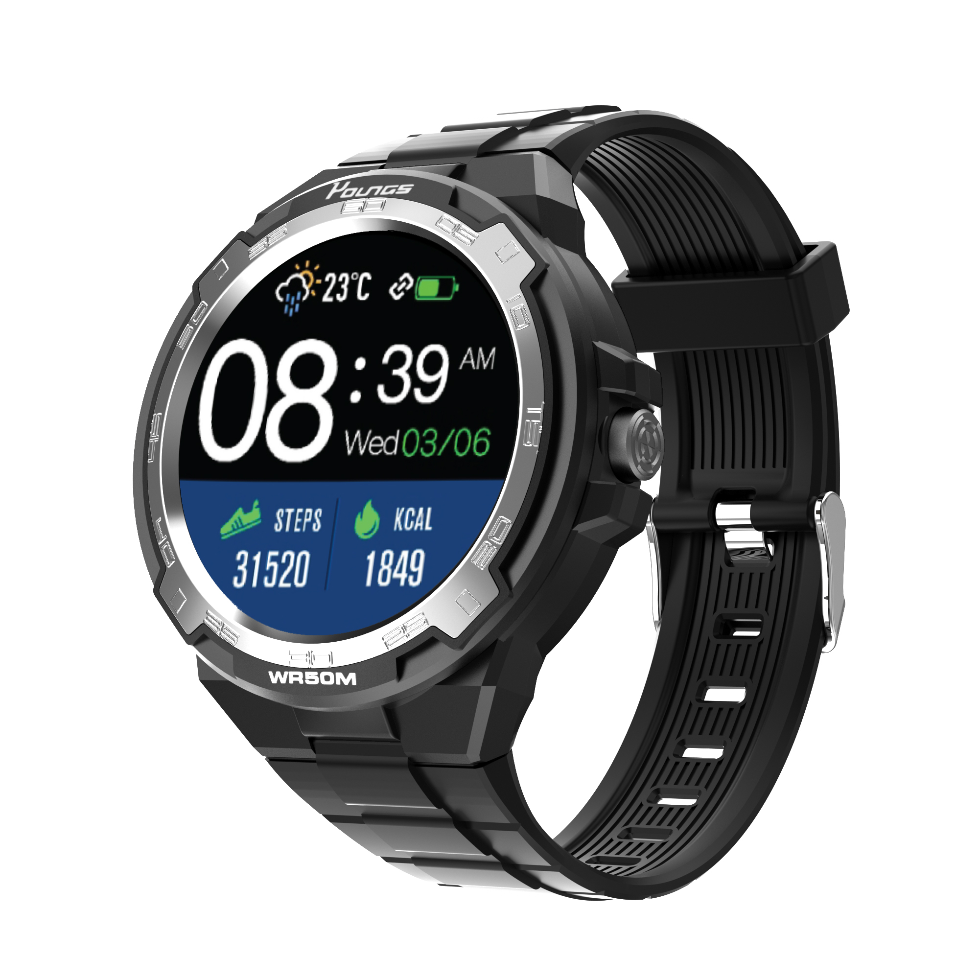 Hot sale YS11 Smartwatch Full Touch Screen Heart Rate Fitness Sport Wristwatcher 50M professional waterproof