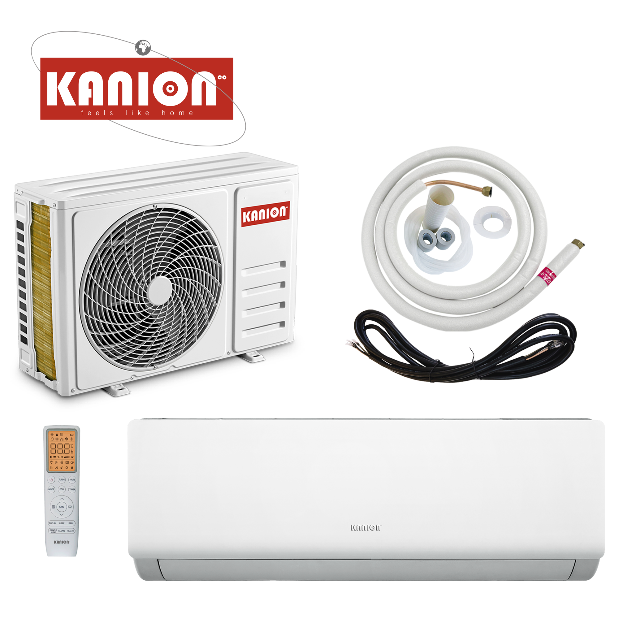 Factory Outlet 9000 Btu Split Air Conditioner AC/DC Cooling Only 220V On-Off Type for Household Hotel & Garage Use