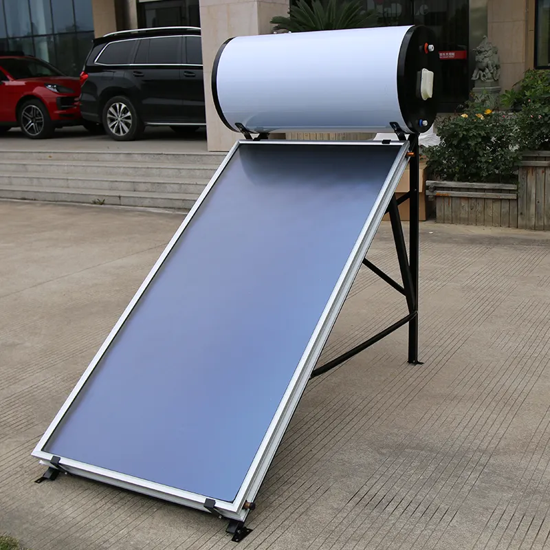 JIADELE calentador de agua solar powered heater Enamel Flat Plate Solar Geyser Solar Thermal Panel Solar Water Heater