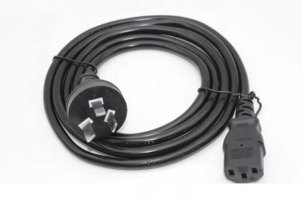 SAA Australian 3 pin power plug cord to open wires electric cable australia 3 pin power lead