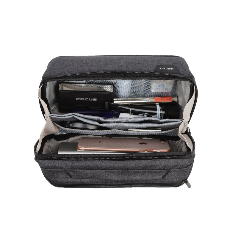 New Arrival Luxury Wash Bag Accessory Toiletries Organizer Cosmetic Make up Bag Zipper Travel Electronics Case Makeup Bag Nylon
