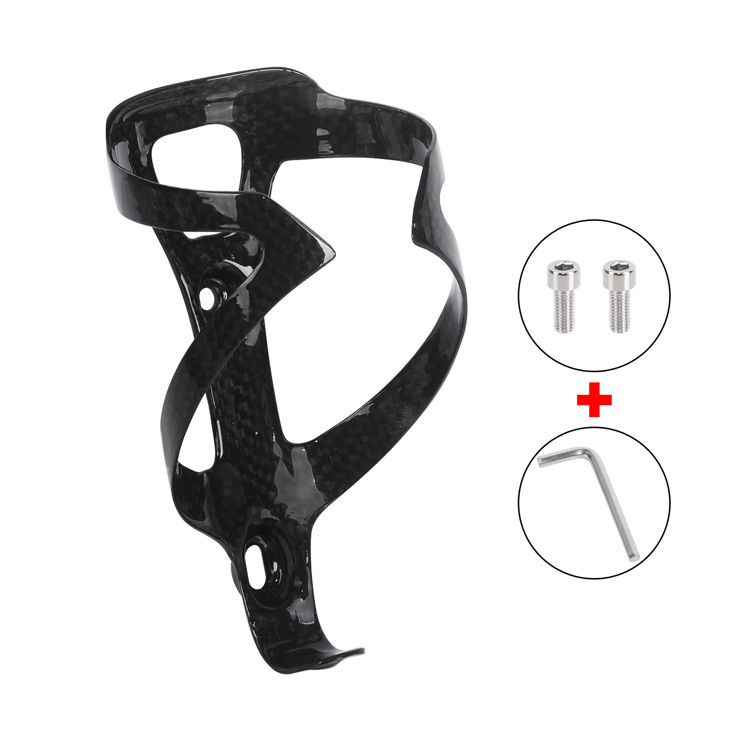 2021 Hot Bike Water Bottle Cage Carbon Fiber Lightweight Bicycle Water Bottle Cage for Cycling