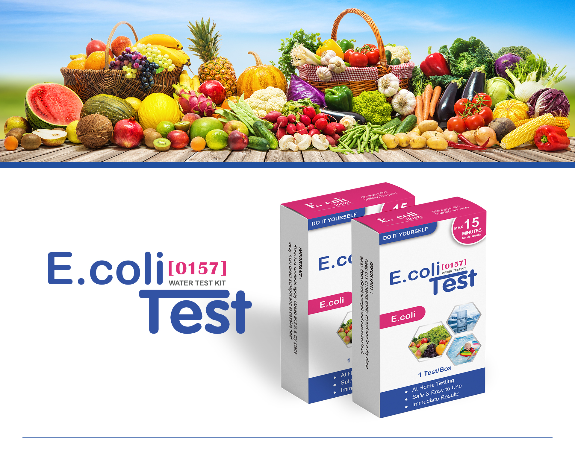 Набор для тестирования E-Coli (кишечной палочки), тест-полоски для качества воды, наборы для тестирования бактерий, 5 полосок