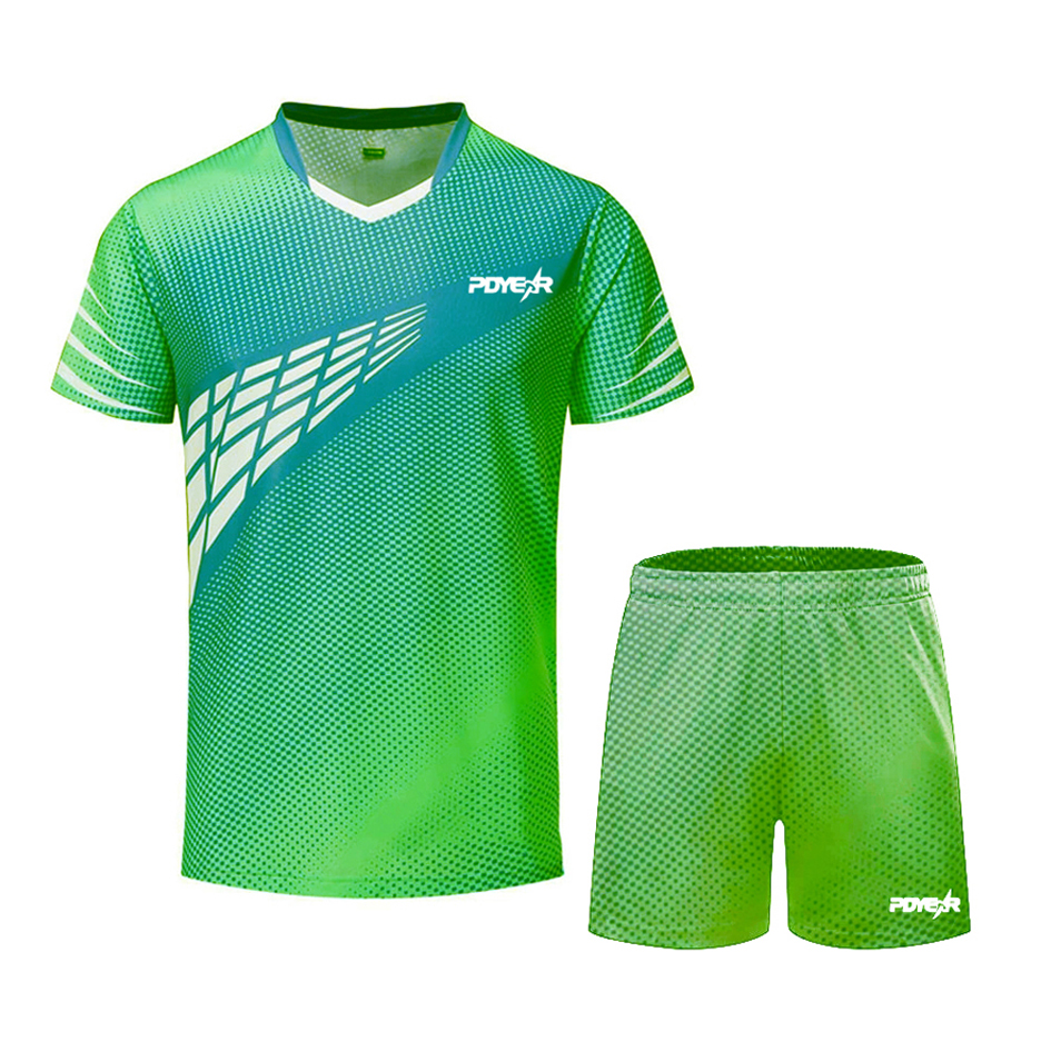 Custom Sublimation Printed sports shorts badminton shirts jersey set badminton wear