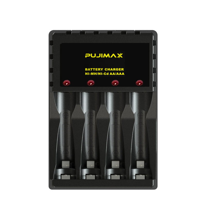Quality guarantee USB LED intelligent fast charger suitable for 1.2V AA / AAA Ni-MH/Ni-Cd rechargeable batteries