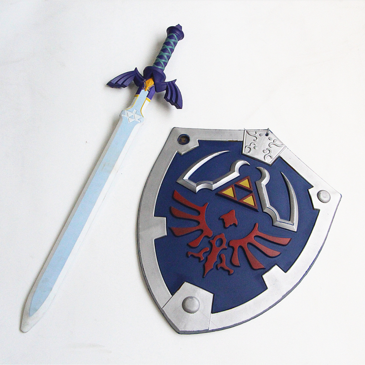 Высокое качество RDS007 Legent Of Zelda Fantasy Cosplay Game EVA пенопластовый меч и щит набор OEM