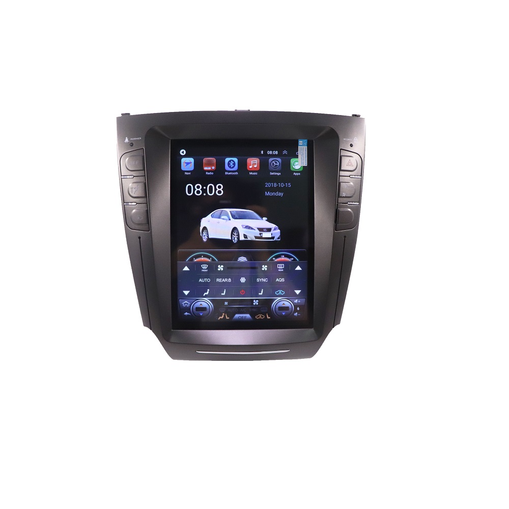10,4 дюймовый Android 10 GPS мультимедийный плеер с обратной камерой, портативный автомобильный Аудио Видео DVD-плеер для Lexus IS250