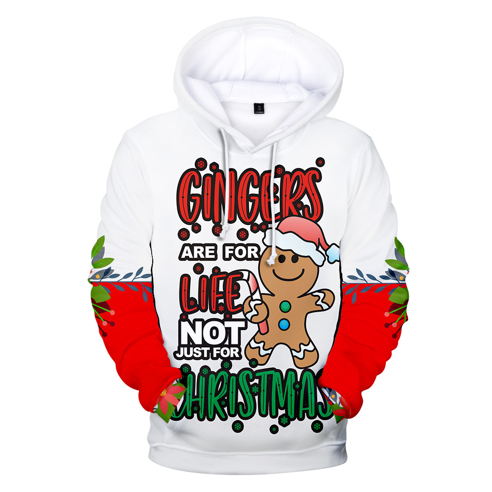 Fashion New Hoodie Streetwear 6XL Funny Santa Claus 3D Print Christmas hoodies