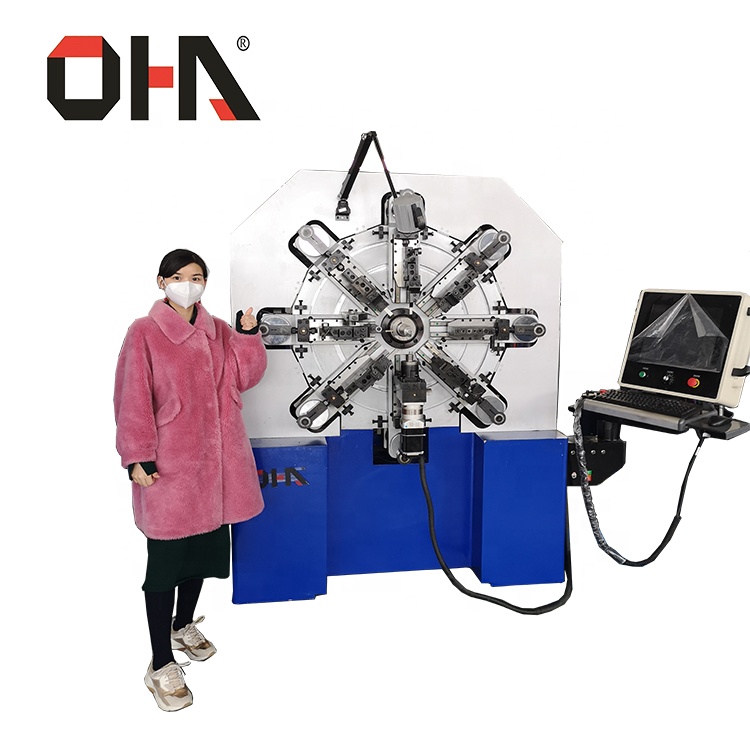 OHA бренд CNC-1245 высокое качество Cnc проволока расширение пружина намотки делая формовочные машины
