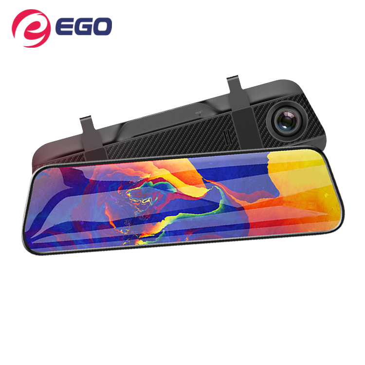2020 горячая распродажа 10 дюймов 2.5D IPS полный сенсорный экран hd 1080P зеркало с двойным объективом потоковая мультимедийная автомобильная видеокамера видеорегистратор