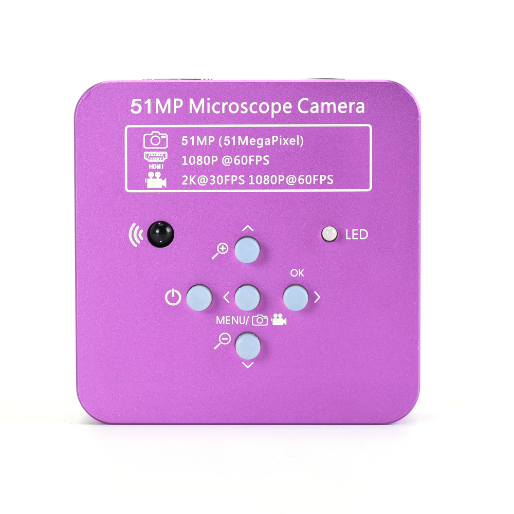 51MP и микроскопного камеры с 2K 1080P Full HD HDMI промышленный цифровой USB микроскоп электронный окуляр лупа для телефона Ремонт печатной платы пайки