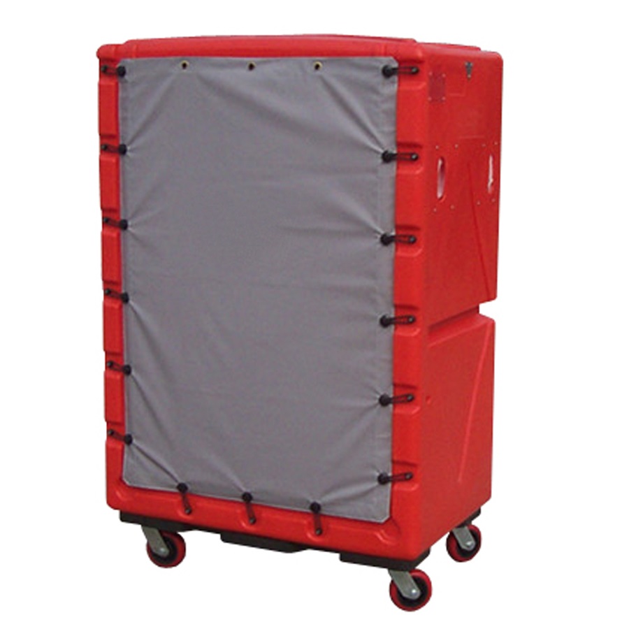 Прочный HDPE Rotomold пластиковый Большой сухой прачечная высокий полотенце тележка с 900L