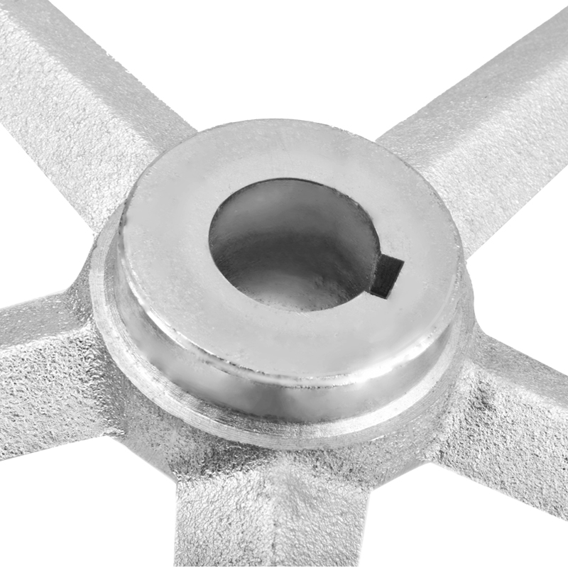 Mechanical Three spokes Cast Iron Handwheel with handle