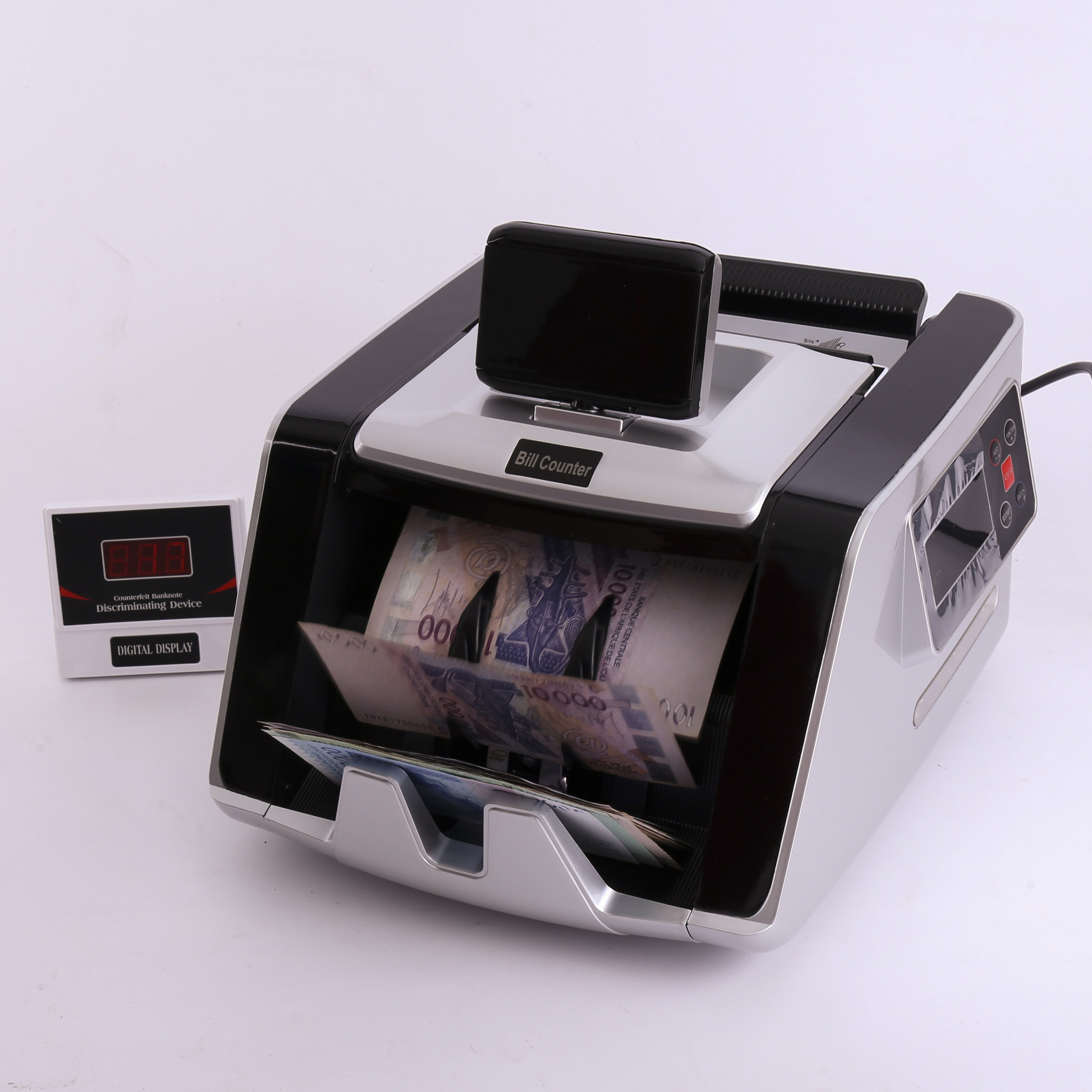 Money Counting Machine with Detecting Function Bill Counter Financial Equipment Suitable For Multi-Currency Cash Counter