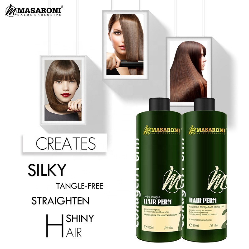 organic hair straightening digital cold wave hair perm lotion permanent low MOQ
