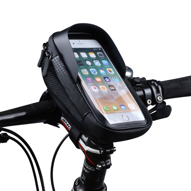 Hot Selling Waterproof Outdoor Cycling Mountain Bike Front Touch Screen Phone Bag Bicycle Handlebar Bag