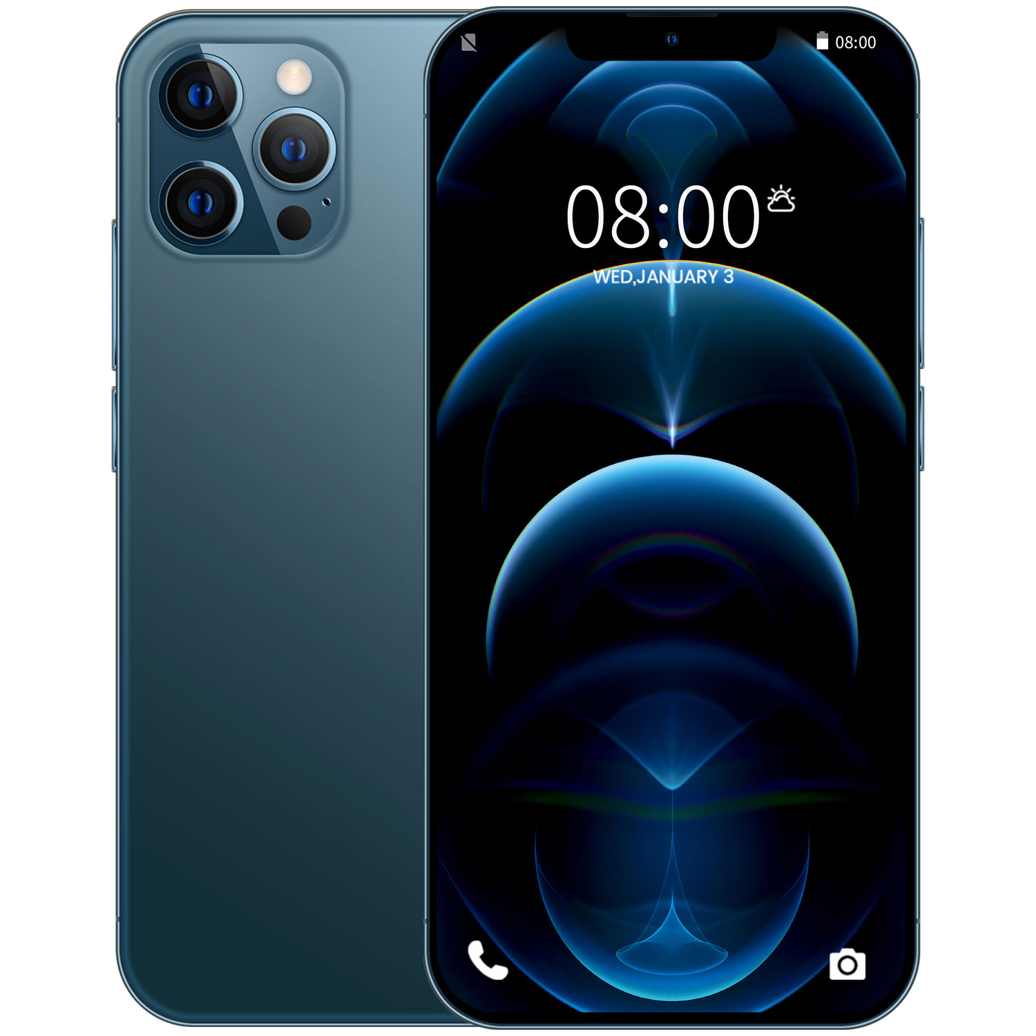 Оригинальный телефон i12 Pro MAX 6,7 дюймов Android смартфоны 12 Гб + 512 ГБ 10 ядер 5G LET сотовые телефоны 3 камеры сотовый телефон