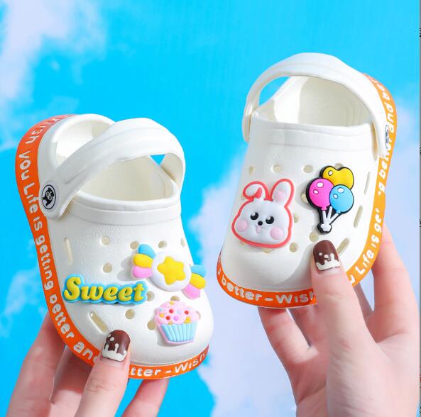 Factory Price latest lovely cartoon animal anti-slip soft infant kids garden foot wear children's garden clogs shoes