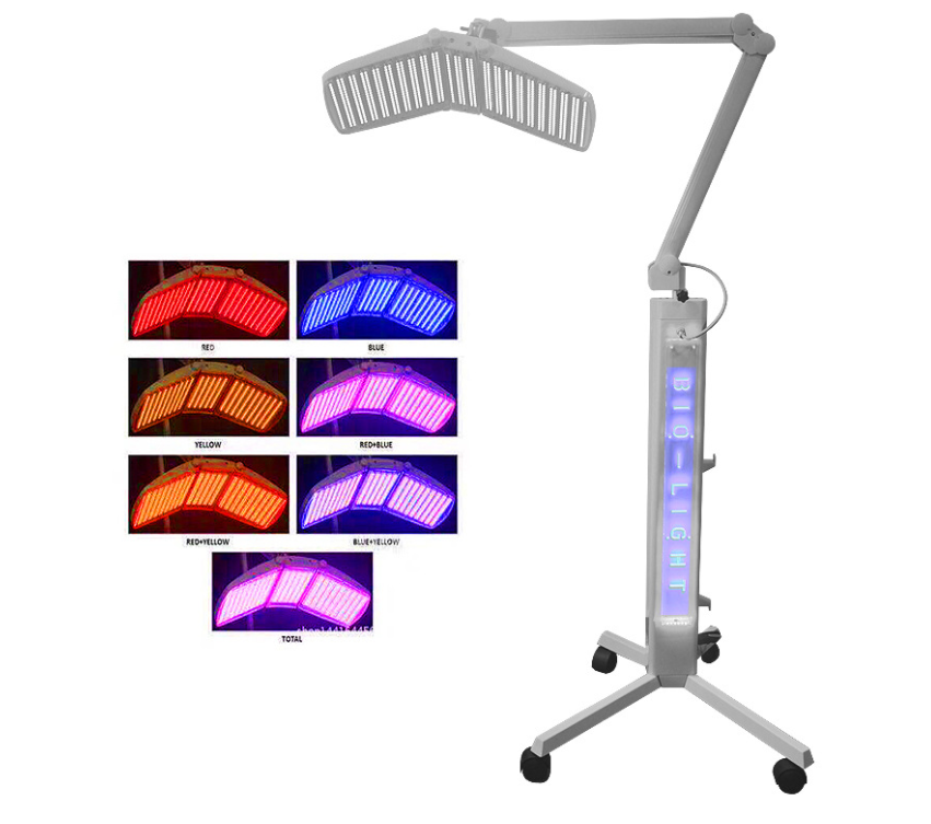 Newest 7 Color PDT Led Light Therapy Beauty Salon Spa Skin Care Anti Wrinkle Aging Facial Led Bio-light Therapy Omega Machine