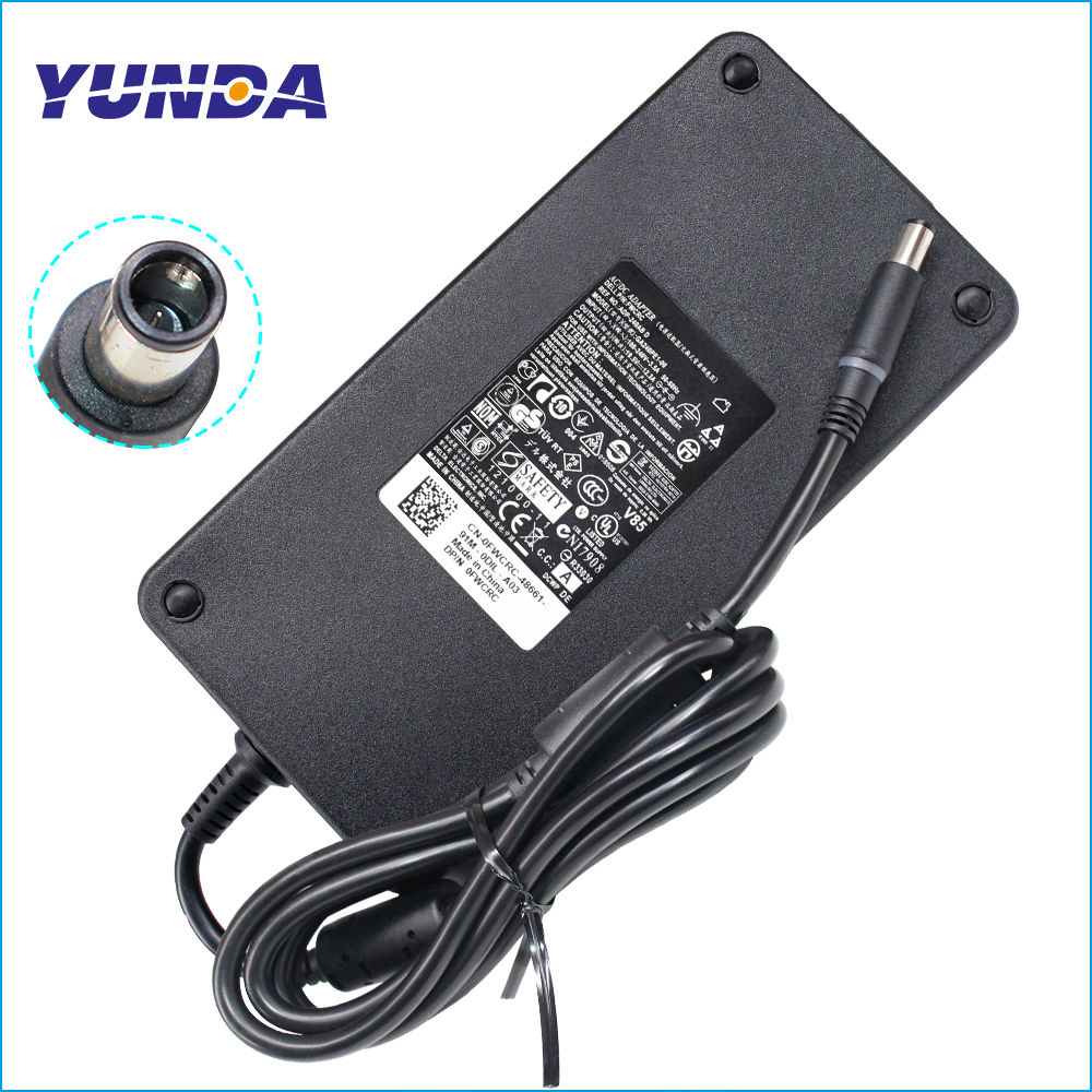 240W 19,5 V 12.3A PA-9E AC DC адаптер питания, шнур зарядного устройства для Dell Alienware M17X R2 M17X R3 M4700 M6400 M6500 M6600 7,4*5,0