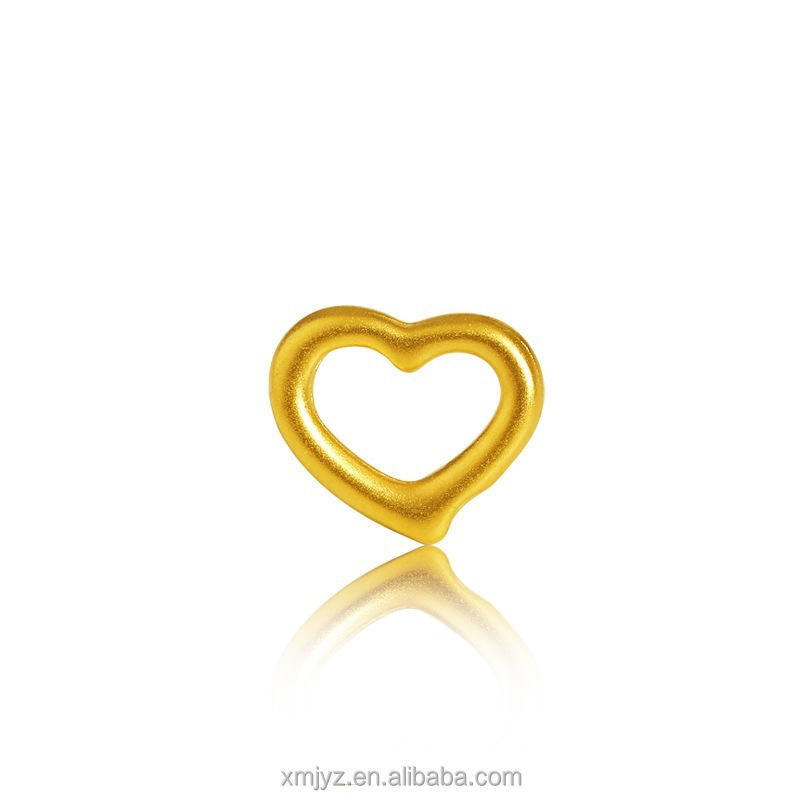999 Pure Gold Pendant 24K Gold Necklace 3D Hard Gold Diy Accessories Net Red Live Delivery