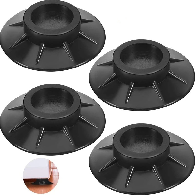 Anti Vibration Feet Pads Rubber Legs Slipstop Silent Skid Raiser Mat For Washing Machine Support Dampers Stand Non-Slip Pad