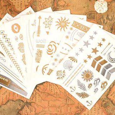 Eco-friendly waterproof adults temporary tattoo stickers