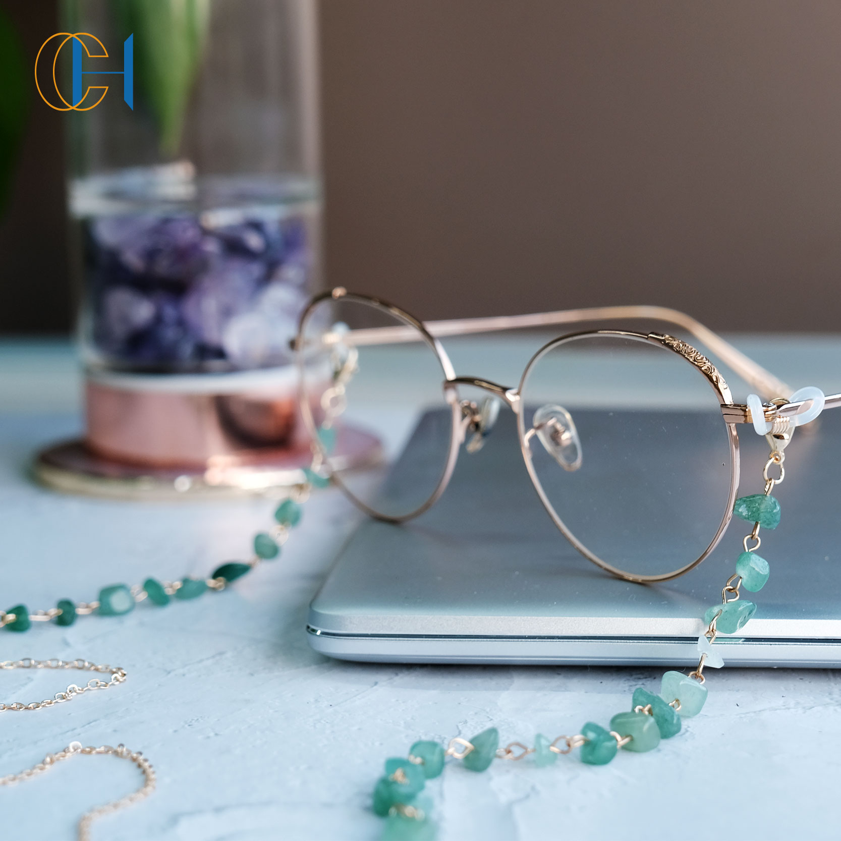 2021 factory direct Luxury Eyeglasses Accessories Crystal Glasses Chain