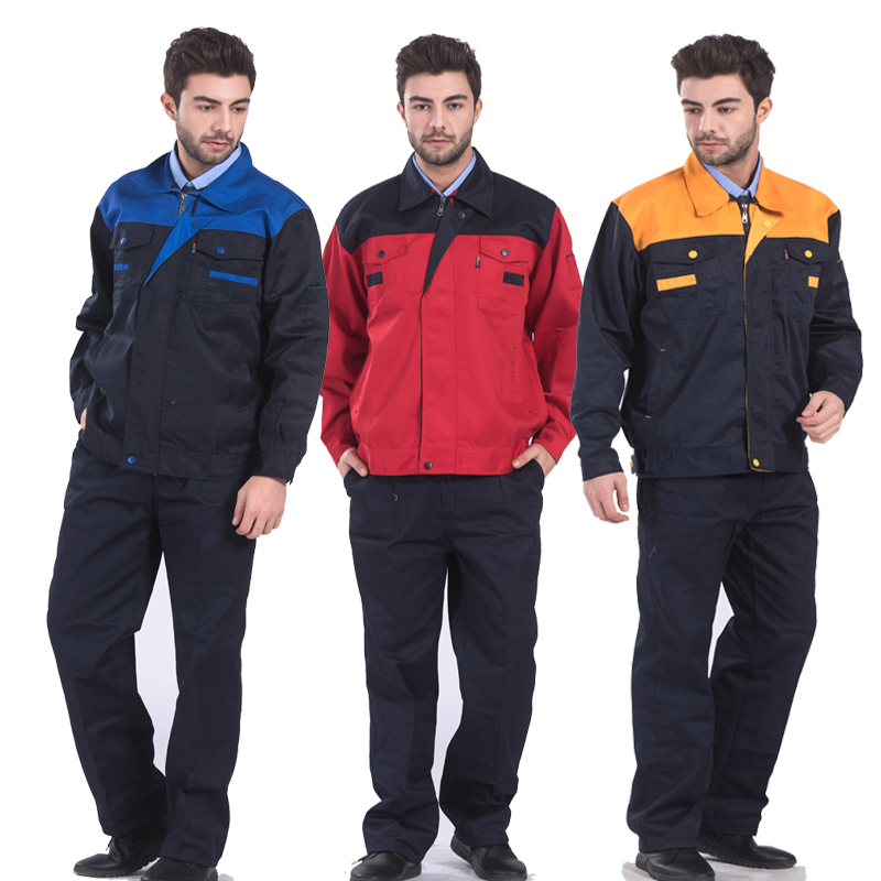 Reflective Safety Uniform Men's Women's Long Sleeved Worker's Uniform Customized Work Clothes