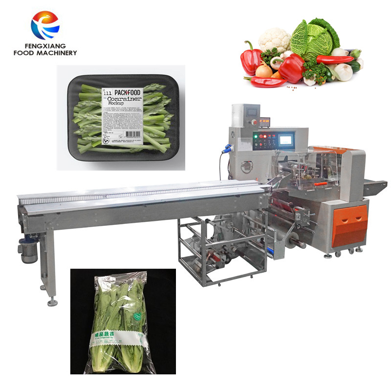 KL-T600 Vegetable Pillow Package Machine Vegetable Film Wrapping Machine Vegetable Fruit Pillow Packing Machine