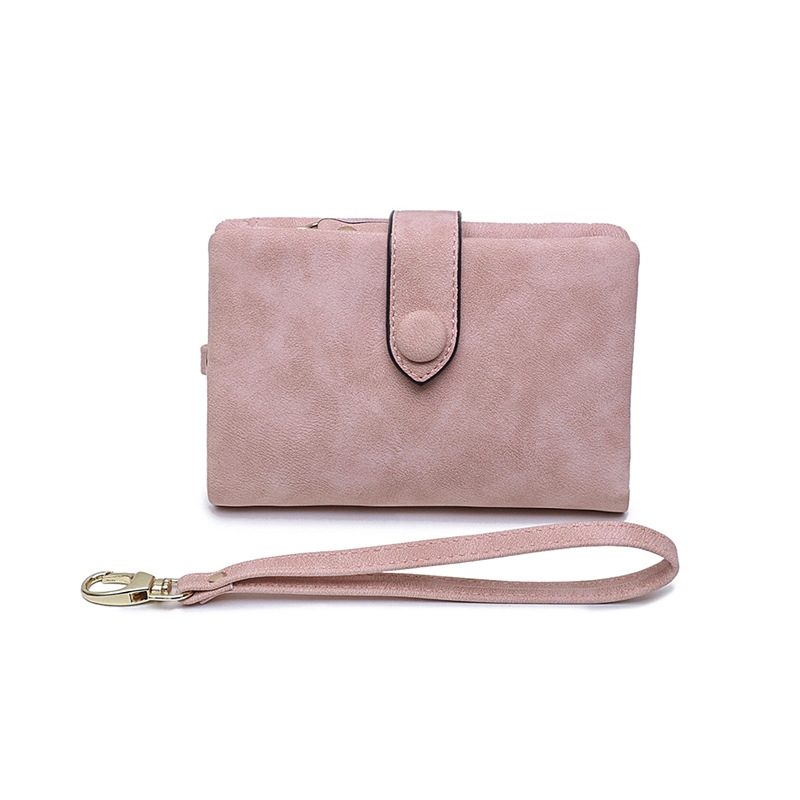 Wholesale fashion wallets small leather purse ladies card bag for women 2020 clutch female popular purse money clip wallet