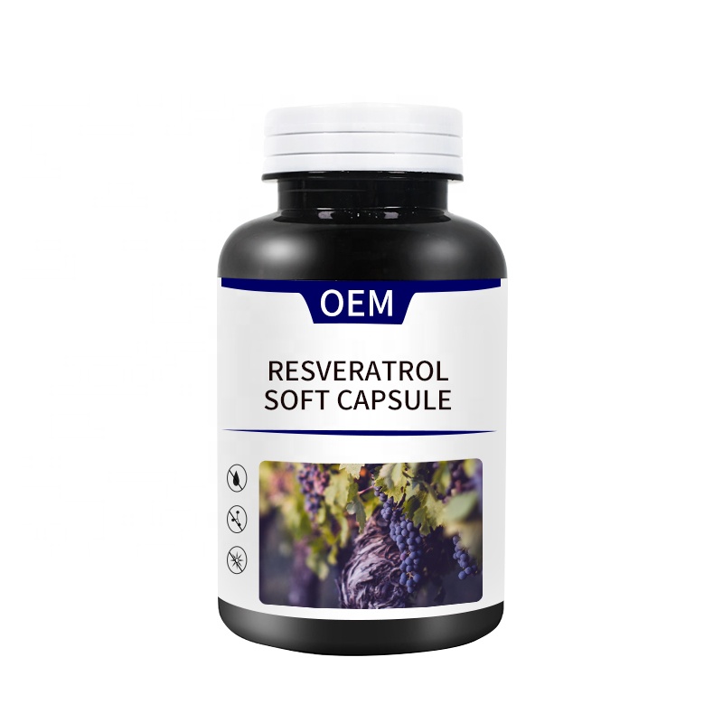 OEM Anti-aging supplement Active Trans Resveratrol Soft Capsule