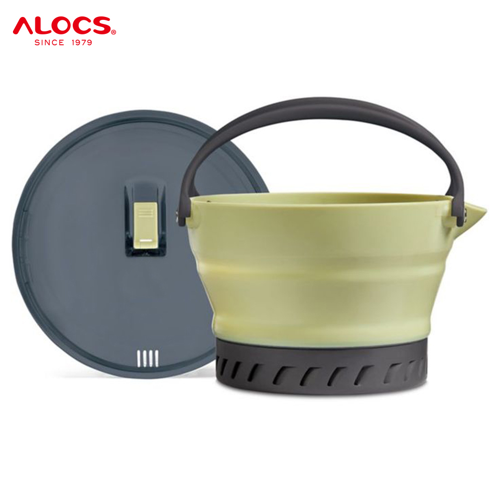Alocs высокое качество 1.3L новейший продукт Путешествия складной кастрюля Кемпинг портативный чайник для открытого воздуха