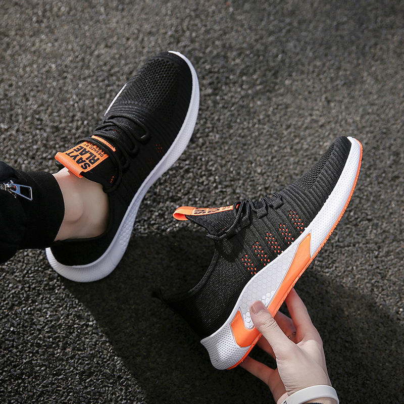 High Quality Wholesale Manufacture Custom Brand Logo Men Sneakers Mesh Soft Lining Sports Shoes
