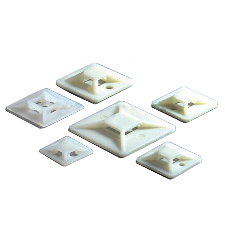 Компьютерные аксессуары 4-way 0,75x0,75 in pk100 нейлон самоклеящиеся кабельные стяжки