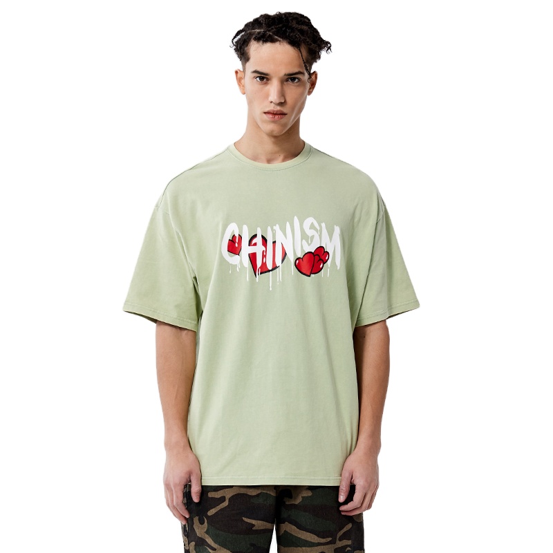 Wholesale Custom T-Shirts Unisex Casual Plain 100% Cotton Screen Printing Oversized T Shirt Men